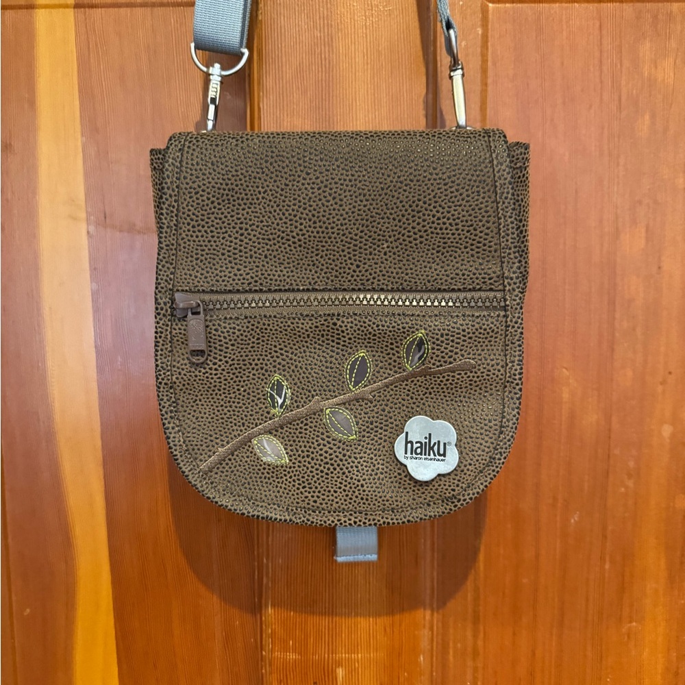 Haiku Olive Green Messenger Bag